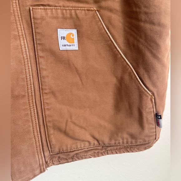 Carhartt flame-resistant sherpa lined vest - men’s xl - Picture 4 of 6